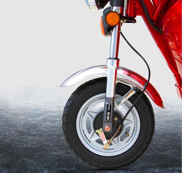 Tricycle électrique sans brosse de cuivre pur de cargaison avec le