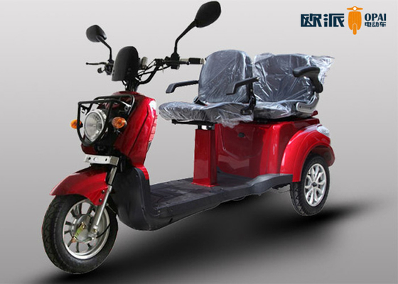 Scooter électrique de roue de l'handicap 3 pour des adultes, scooter pour deux personnes de mobilité